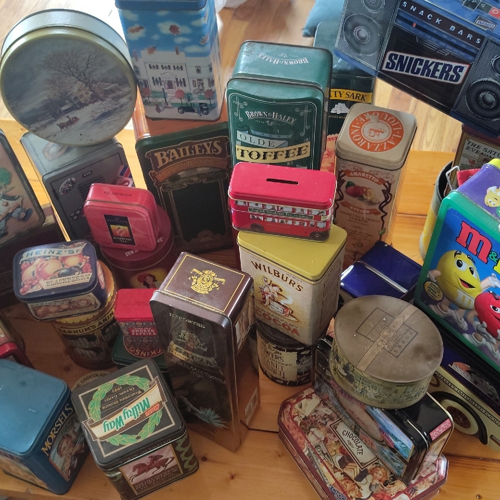 Vintage Tin Box Collection
